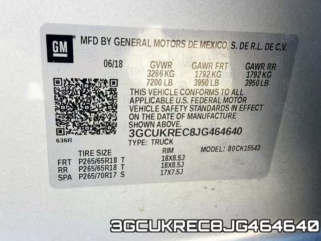 3GCUKREC8JG464640 фото 2
