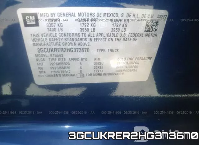 3GCUKRER2HG373670 фото 10