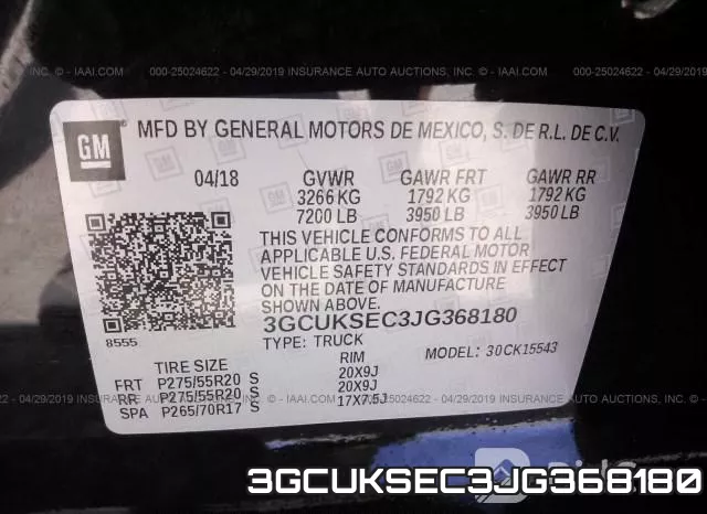 3GCUKSEC3JG368180 фото 10