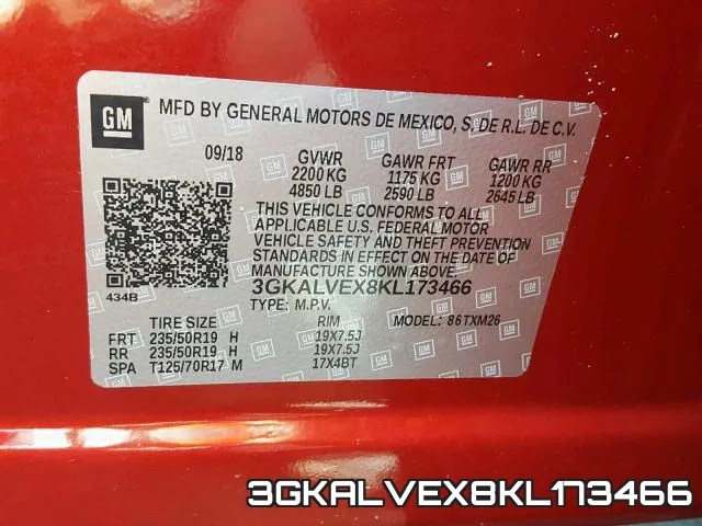 3GKALVEX8KL173466 фото 2