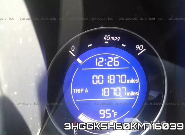 3HGGK5H60KM716039 фото 8