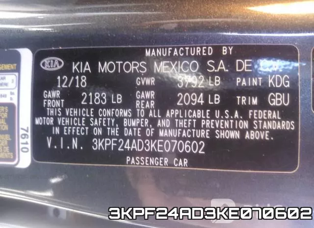 3KPF24AD3KE070602 фото 10