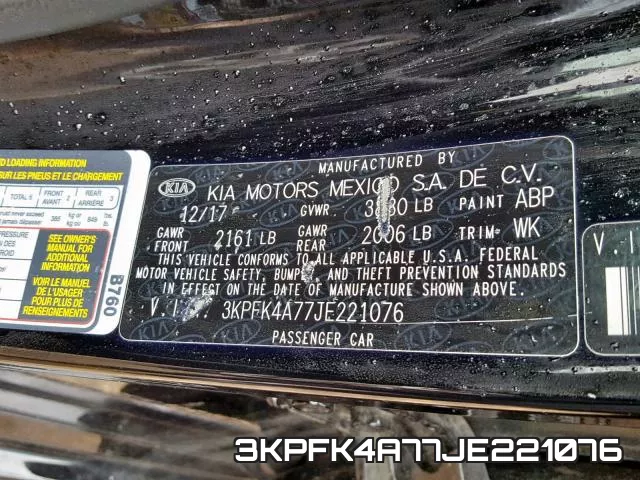 3KPFK4A77JE221076 фото 2