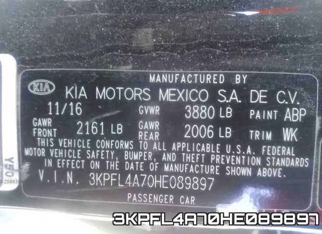 3KPFL4A70HE089897 фото 10