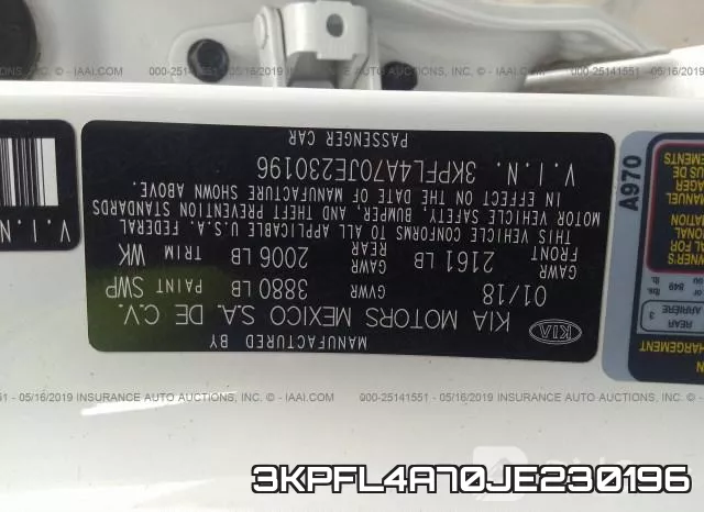 3KPFL4A70JE230196 фото 10