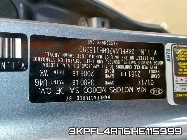 3KPFL4A76HE115399 фото 2