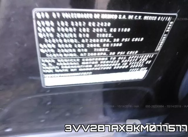 3VV2B7AX8KM077577 фото 10