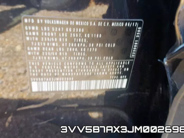 3VV5B7AX3JM002698 фото 2