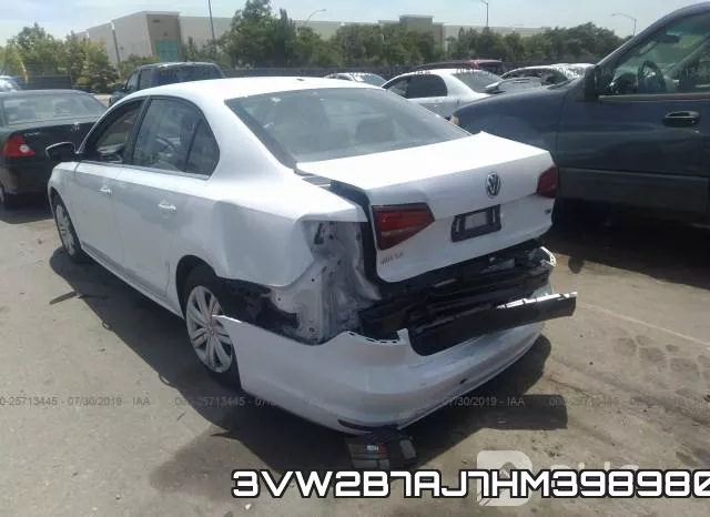 3VW2B7AJ7HM398980 фото 4