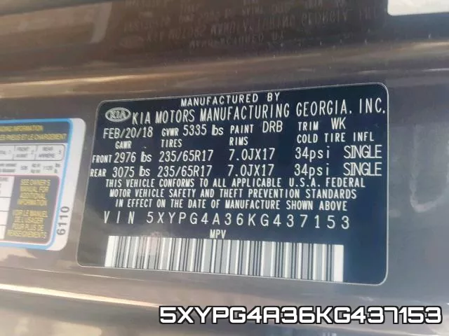5XYPG4A36KG437153 фото 2