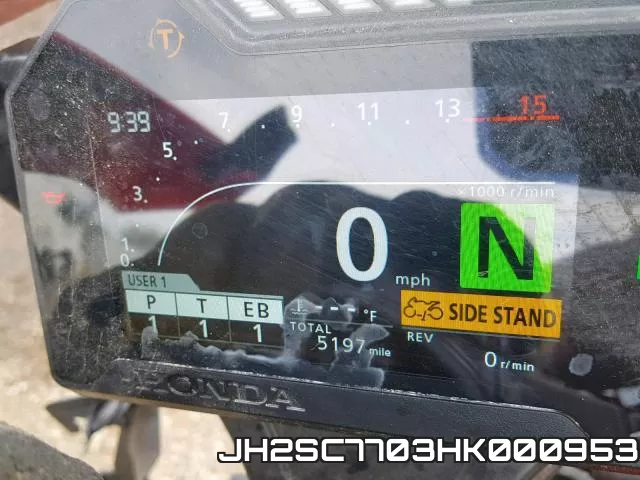 JH2SC7703HK000953 фото 9