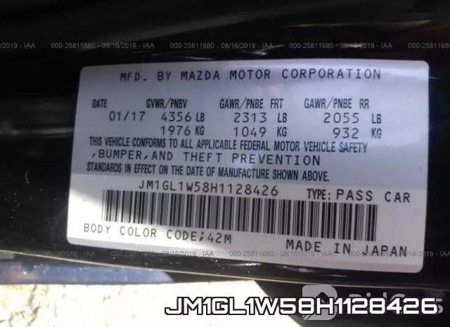 JM1GL1W58H1128426 фото 10