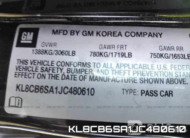 KL8CB6SA1JC480610 фото 10