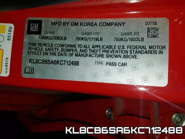 KL8CB6SA6KC712488 фото 2