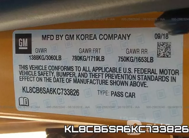 KL8CB6SA6KC733826 фото 9