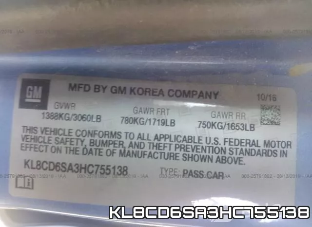 KL8CD6SA3HC755138 фото 10