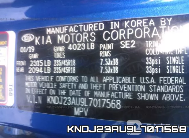 KNDJ23AU9L7017568 фото 10
