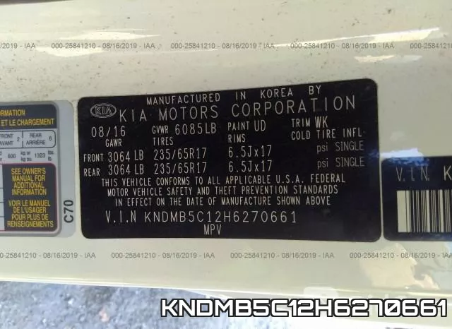 KNDMB5C12H6270661 фото 9