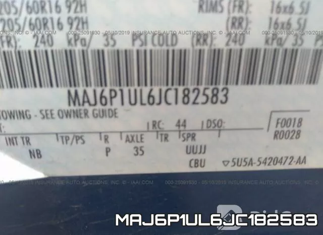 MAJ6P1UL6JC182583 фото 10
