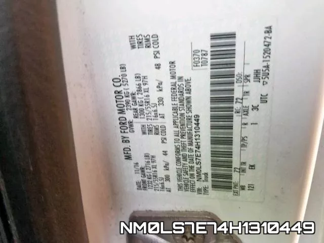 NM0LS7E74H1310449 фото 2