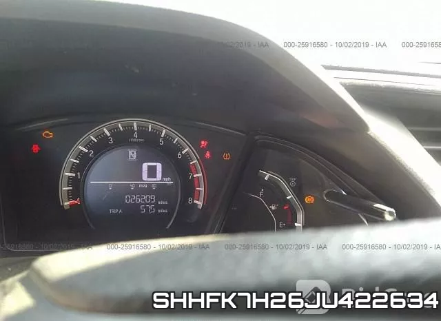 SHHFK7H26JU422634 фото 8