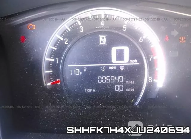SHHFK7H4XJU240694 фото 8