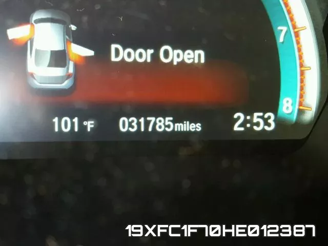 19XFC1F70HE012387 фото 9