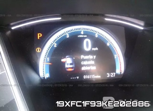 19XFC1F93KE202886 фото 8