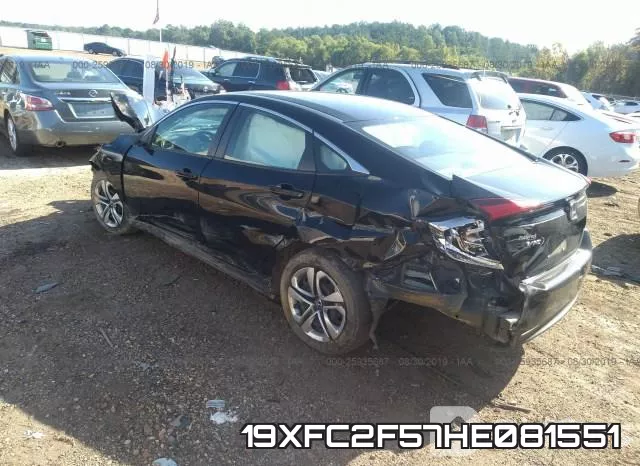 19XFC2F57HE081551 фото 4