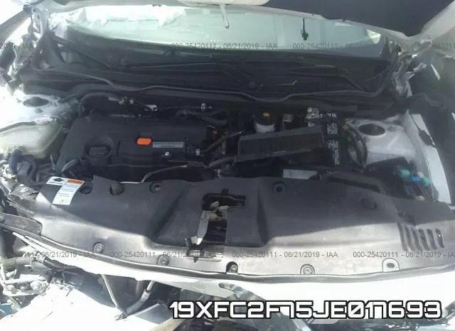 19XFC2F75JE017693 фото 2