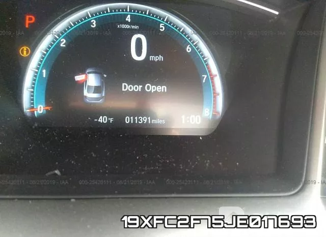 19XFC2F75JE017693 фото 8