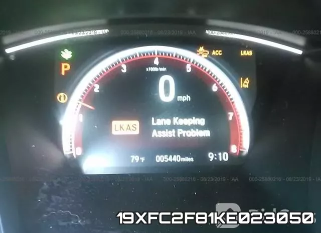 19XFC2F81KE023050 фото 8