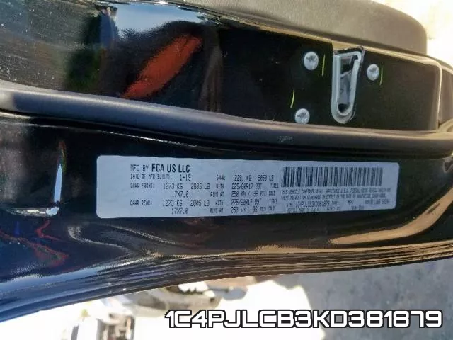 1C4PJLCB3KD381879 фото 2
