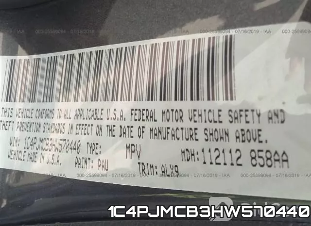 1C4PJMCB3HW570440 фото 10