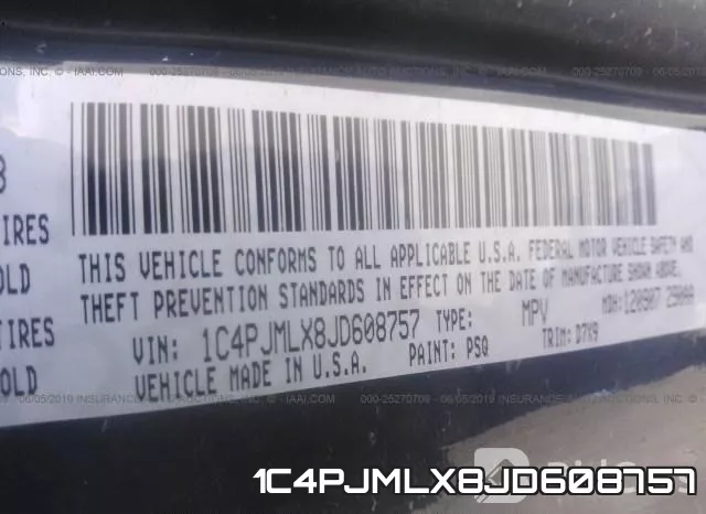 1C4PJMLX8JD608757 фото 9