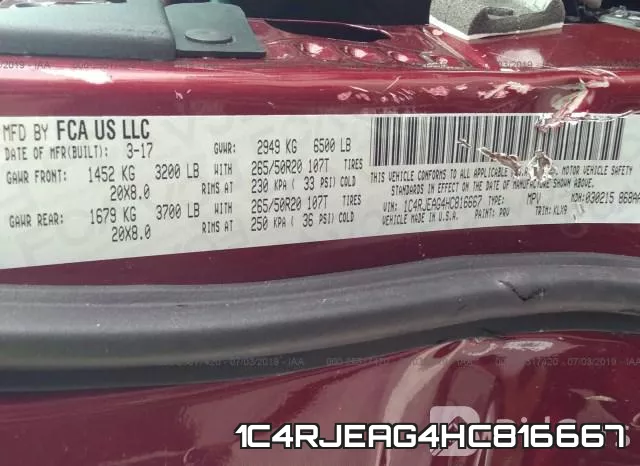 1C4RJEAG4HC816667 фото 10