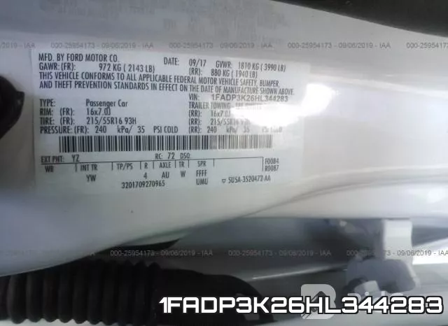 1FADP3K26HL344283 фото 10