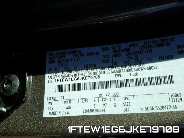 1FTEW1EG6JKE79708 фото 2