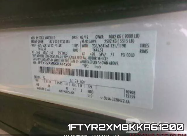 1FTYR2XM8KKA61200 фото 10