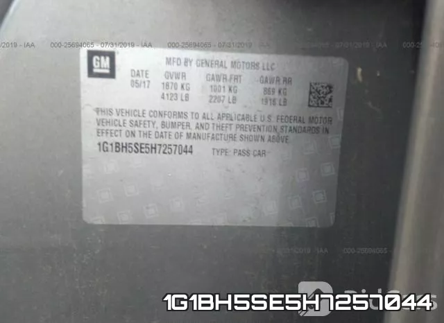 1G1BH5SE5H7257044 фото 9