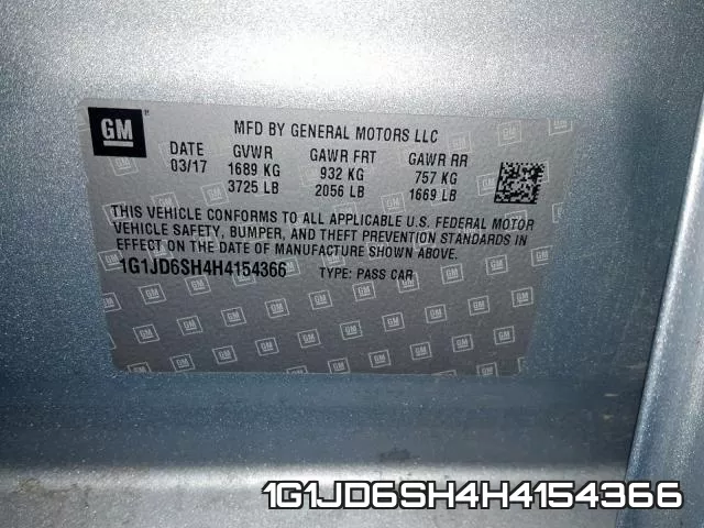 1G1JD6SH4H4154366 фото 2