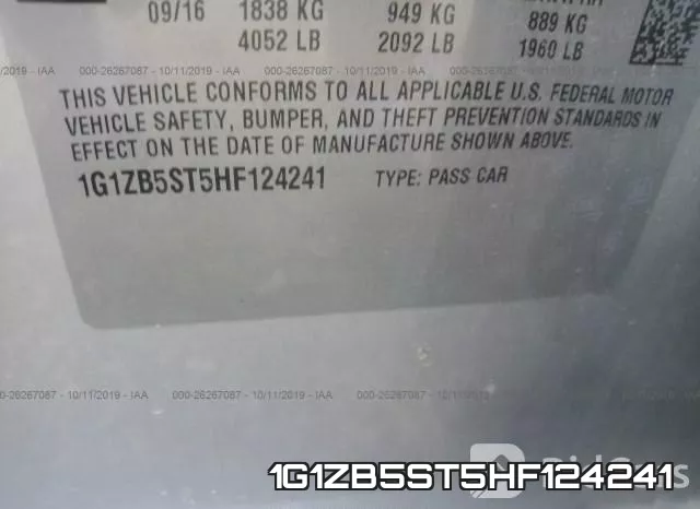 1G1ZB5ST5HF124241 фото 10