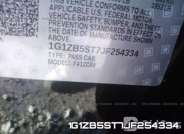 1G1ZB5ST7JF254334 фото 10