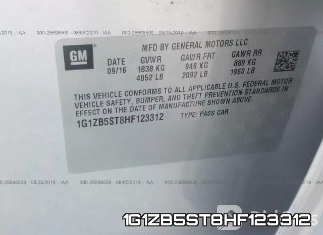 1G1ZB5ST8HF123312 фото 10