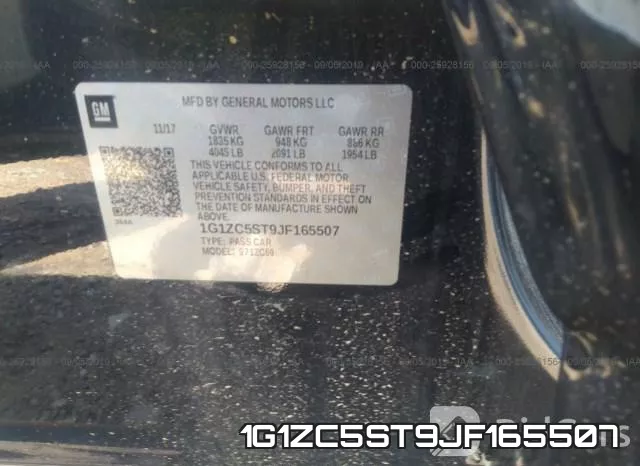 1G1ZC5ST9JF165507 фото 10