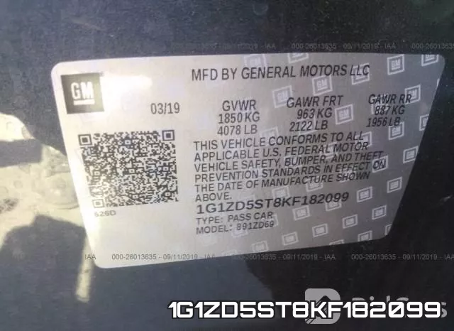 1G1ZD5ST8KF182099 фото 10
