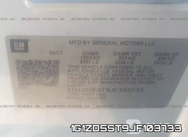 1G1ZD5ST9JF103733 фото 10