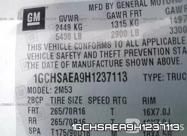 1GCHSAEA9H1237113 фото 10