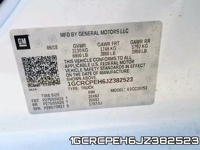 1GCRCPEH6JZ382523 фото 2