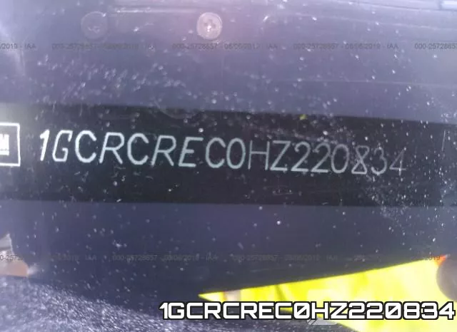 1GCRCREC0HZ220834 фото 10